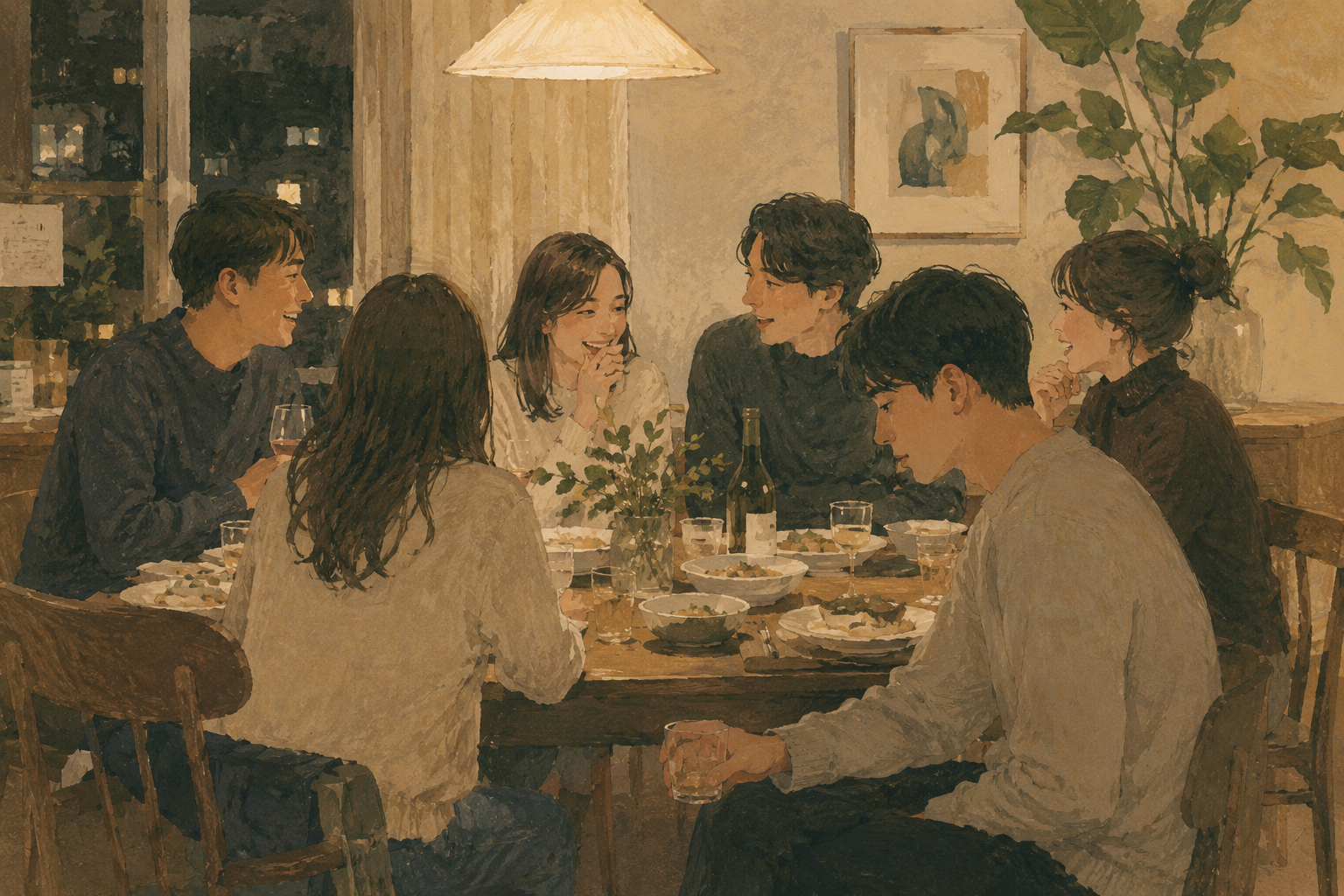 사람들 사이에서 혼자가 되는 순간